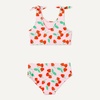 image:imageAmazon Essentials Girls Bow Detail TwoPiece Bikini SwimsuitPink Tomato Red Strawberries