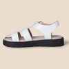image:imageAmazon Essentials Girls Closed Toe Fisherman SandalsOffwhite Faux Leather