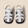 image:imageAmazon Essentials Girls Closed Toe Fisherman SandalsOffwhite Faux Leather
