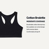 image:imageAmazon Essentials Girls Cotton Jersey Racerback Crop Top Bralette Pack of 2Black  White