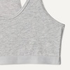 image:imageAmazon Essentials Girls Cotton Jersey Racerback Crop Top Bralette Pack of 2Medium Grey Heather  Pale Pink