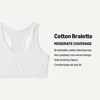 image:imageAmazon Essentials Girls Cotton Jersey Racerback Crop Top Bralette Pack of 2White