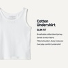 image:imageAmazon Essentials Girls Cotton Jersey Tank Top Undershirt Pack of 5White