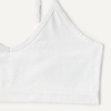 image:imageAmazon Essentials Girls Cotton Jersey Vneck Training Bralettes Pack of 2Black  White