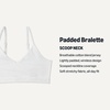 image:imageAmazon Essentials Girls Cotton Jersey Vneck Training Bralettes Pack of 2White