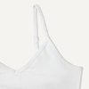 image:imageAmazon Essentials Girls Cotton Jersey Vneck Training Bralettes Pack of 2White