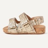 image:imageAmazon Essentials Girls and Toddlers Cork SandalsGold Glitter