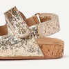 image:imageAmazon Essentials Girls and Toddlers Cork SandalsGold Glitter