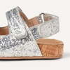 image:imageAmazon Essentials Girls and Toddlers Cork SandalsSilver Glitter