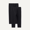 image:imageAmazon Essentials Girls and Toddlers Cotton Stretch LeggingsBlack
