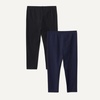 image:imageAmazon Essentials Girls and Toddlers Cotton Stretch LeggingsBlack Navy