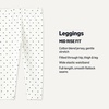 image:imageAmazon Essentials Girls and Toddlers Cotton Stretch LeggingsBlackLavenderDot