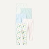 image:imageAmazon Essentials Girls and Toddlers Cotton Stretch LeggingsMulticolorNatureFlowers