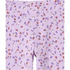 image:imageAmazon Essentials Girls and Toddlers Cotton Stretch LeggingsPurple  Folk Floral