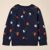 image:imageAmazon Essentials Girls and Toddlers Knitted Pullover Crewneck SweaterDark Navy Flower Stems