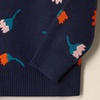 image:imageAmazon Essentials Girls and Toddlers Knitted Pullover Crewneck SweaterDark Navy Flower Stems