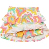 image:imageAmazon Essentials Girls and Toddlers Knitted Ruffle Scooter Skirts with Elastic Waist and Built in ShortsNavyPink CandyWhite Rainbow Print