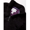 image:imageAmazon Essentials Girls and Toddlers Long Sleeve Sherpa Fleece QuarterZip Jacket MidweightBlack