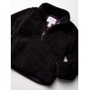 image:imageAmazon Essentials Girls and Toddlers Long Sleeve Sherpa Fleece QuarterZip Jacket MidweightBlack