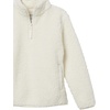 image:imageAmazon Essentials Girls and Toddlers Long Sleeve Sherpa Fleece QuarterZip Jacket MidweightIvory