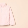image:imageAmazon Essentials Girls and Toddlers Long Sleeve Sherpa Fleece QuarterZip Jacket MidweightLight Pink