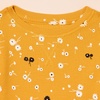 image:imageAmazon Essentials Girls and Toddlers LongSleeve Cotton Thermal TShirt Pack of 33pack Gold Floral