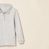 image:imageAmazon Essentials Girls and Toddlers LongSleeve School Uniform Interlock Polo ShirtsGrey Heather