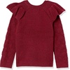 image:imageAmazon Essentials Girls and Toddlers Soft Touch Ruffle Pullover SweaterRaspberry Red Shearling