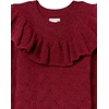 image:imageAmazon Essentials Girls and Toddlers Soft Touch Ruffle Pullover SweaterRaspberry Red Shearling