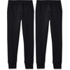 image:imageAmazon Essentials Girls and Toddlers Sweatpants with Elastic Waist and Drawstring MultipacksBlack