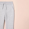 image:imageAmazon Essentials Girls and Toddlers Sweatpants with Elastic Waist and Drawstring MultipacksLight Grey HeatherMauve Stars