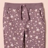 image:imageAmazon Essentials Girls and Toddlers Sweatpants with Elastic Waist and Drawstring MultipacksLight Grey HeatherMauve Stars
