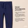 image:imageAmazon Essentials Girls and Toddlers Sweatpants with Elastic Waist and Drawstring MultipacksWhite