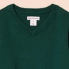 image:imageAmazon Essentials Unisex Kids and Toddlers School Uniform Cotton VNeck SweaterDark Green Heather