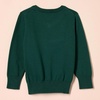 image:imageAmazon Essentials Unisex Kids and Toddlers School Uniform Cotton VNeck SweaterDark Green Heather