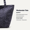 image:imageAmazon Essentials Womens Extra Large Overnight Travel Tote Bag Black Animal Print One SizeBlack Animal Print