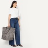 image:imageAmazon Essentials Womens Extra Large Overnight Travel Tote Bag Black Animal Print One SizeTan Leopard