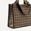 image:imageAmazon Essentials Womens Jacquard Tote Bag Navy Geo One SizeTan Geo