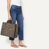 image:imageAmazon Essentials Womens Jacquard Tote Bag Navy Geo One SizeTan Leopard