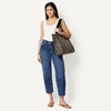 image:imageAmazon Essentials Womens Jacquard Tote Bag Navy Geo One SizeTan Leopard