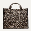 image:imageAmazon Essentials Womens Jacquard Tote Bag Navy Geo One SizeTan Leopard