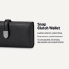 image:imageAmazon Essentials Womens Leather Clutch WalletBlack