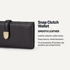image:imageAmazon Essentials Womens Leather Clutch WalletDark Brown