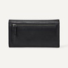 image:imageAmazon Essentials Womens Long Flap Continental Leather Wallet with Snap Closure Black One SizeBlack
