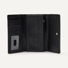 image:imageAmazon Essentials Womens Long Flap Continental Leather Wallet with Snap Closure Black One SizeBlack