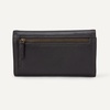 image:imageAmazon Essentials Womens Long Flap Continental Leather Wallet with Snap Closure Black One SizeDark Brown