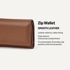 image:imageAmazon Essentials Womens Long Flap Continental Leather Wallet with Snap Closure Black One SizeTan