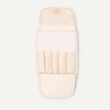image:imageAmazon Essentials Womens Quilted Makeup Bag with Brush Storage Pink Floral One SizeIvory Faux Leather