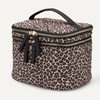 image:imageAmazon Essentials Womens Quilted Makeup Bag with Brush Storage Pink Floral One SizeLeopard