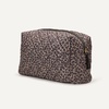 image:imageAmazon Essentials Womens Quilted Travel Makeup Bag with Mesh Compartments Pink Floral One SizeLeopard